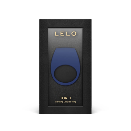 LELO TOR 3 Blue Smart Vibrating Ring, App-Controlled, Silicone, Medium
