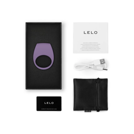 LELO TOR 3 Violet Dusk App-Controlled Silicone Intimate Ring 46.7mm