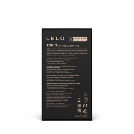 LELO TOR 3 Violet Dusk App-Controlled Silicone Intimate Ring 46.7mm