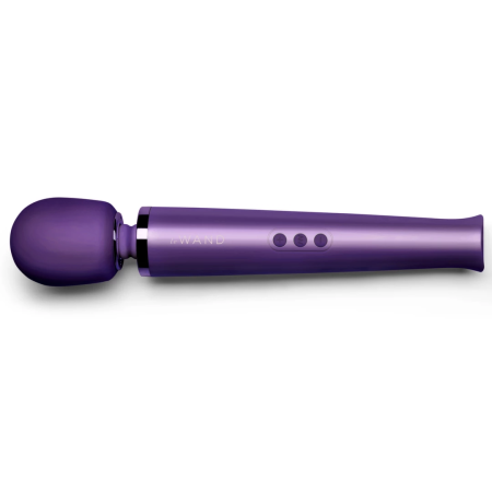 Le Wand Massager Rechargeable Purple - 10 Speeds, 20 Patterns, Flexible Head