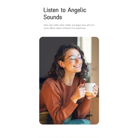 Belaidės ausinės Awei T68 juodos