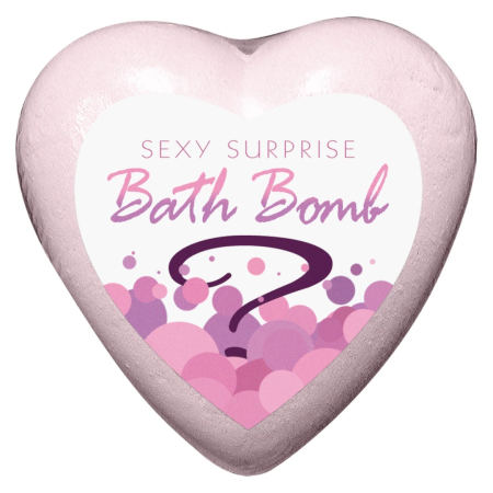 Kheper Games Heart Bath Bomb with Hidden Vibrating Accessory, Pink, 1pc