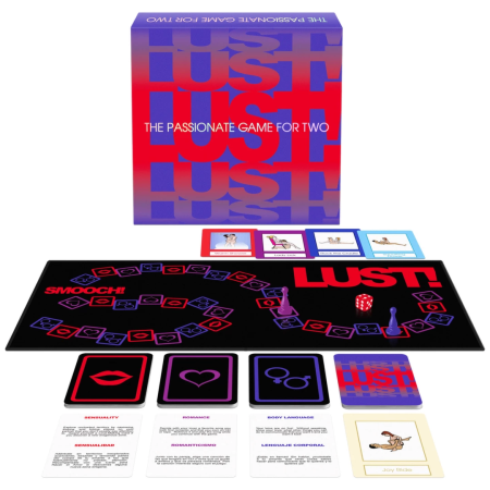 Kheper Games Lust! Board Game for Couples - Intimate Card & Dice Set