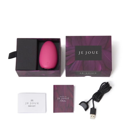 Je Joue Mimi Soft Rechargeable Vibrating Massager Fuchsia Silicone