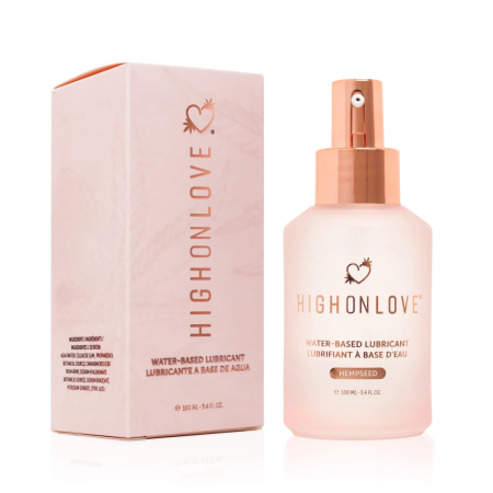 HighOnLove Water-Based Lubricant with Hemp Oil - Vegan, 100 ml