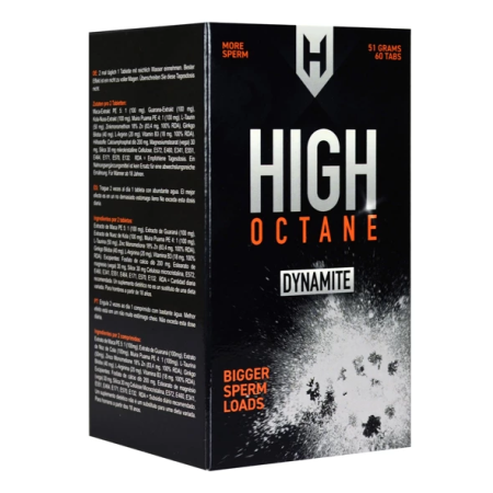 High Octane Dynamite 60 Tablets - Advanced Herbal Formula for Men