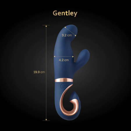 Gvibe Gentley Caribbean Blue - Dual Motor Intimate Device, Waterproof