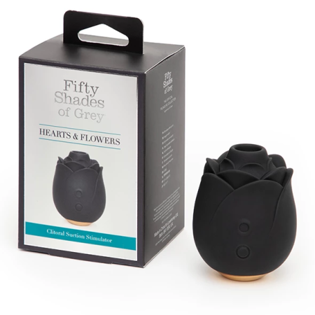 Fifty Shades of Grey Suction Rose Black Intimate Air Pulse Device