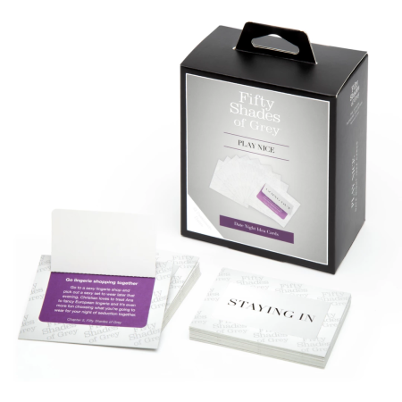 Fifty Shades of Grey Play Nice Date Night Card Game 52 Ideas Set