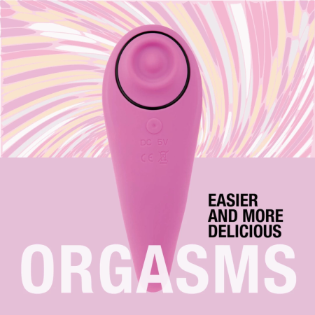 FeelzToys FemmeGasm Dual Motor Tapping & Vibration Device Pink 140mm