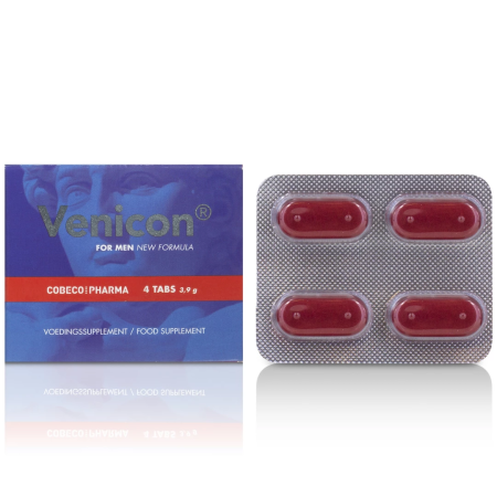 Cobeco Venicon for Men Tablets - Herbal Support Formula, 4 pcs