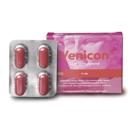Cobeco Venicon for Women 4 Tablets - Herbal Energy & Vitality Formula