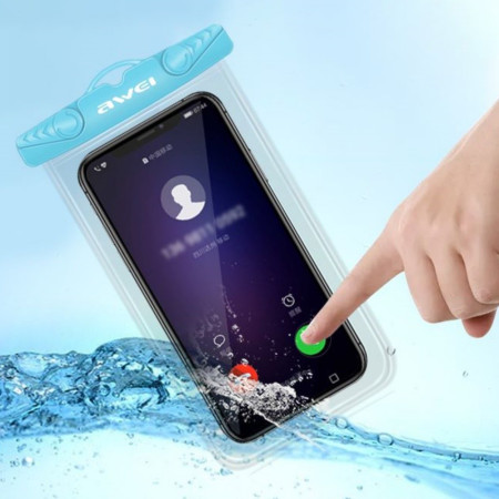 Awei X33 Atsparus Vandeniui Dėklas (juodas)