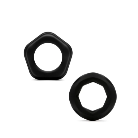 So Divine Men Joy Rings 2 Pack Silicone Comfort System 28mm