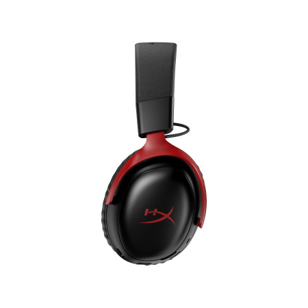 HyperX Belaidės Cloud III S žaidimų ausinės (juodos-raudonos)
