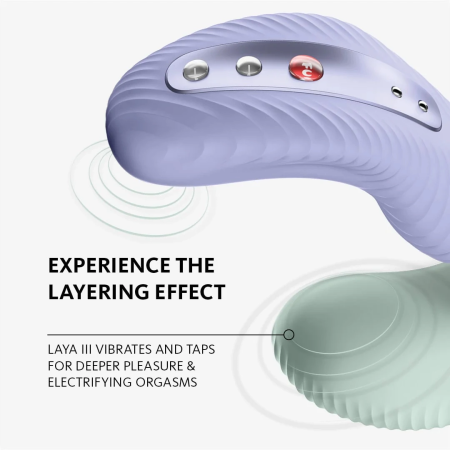 Fun Factory Laya III Pro Soft Violet Intimate Lay-On Massager 10.8 cm