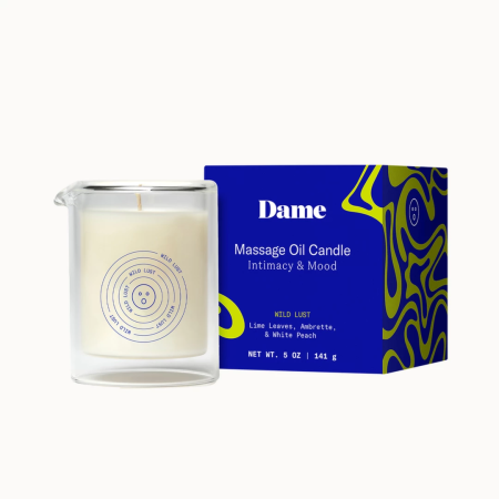 Dame Products Massage Oil Candle Wild Lust Lime - Nourishing Aroma Blend