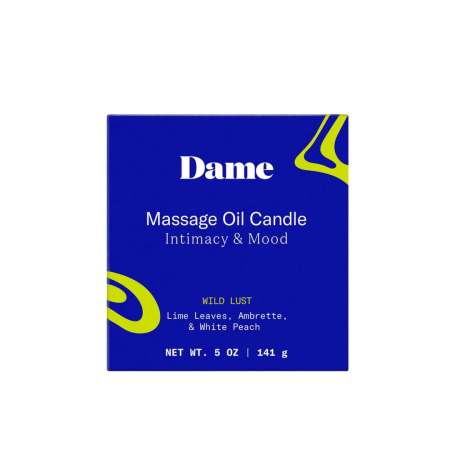 Dame Products Massage Oil Candle Wild Lust Lime - Nourishing Aroma Blend
