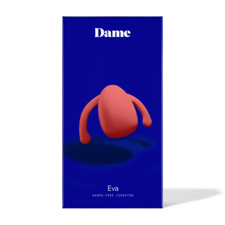 Dame Eva II Wearable Intimate Device Papaya - Hands-Free, Waterproof, 3 Modes