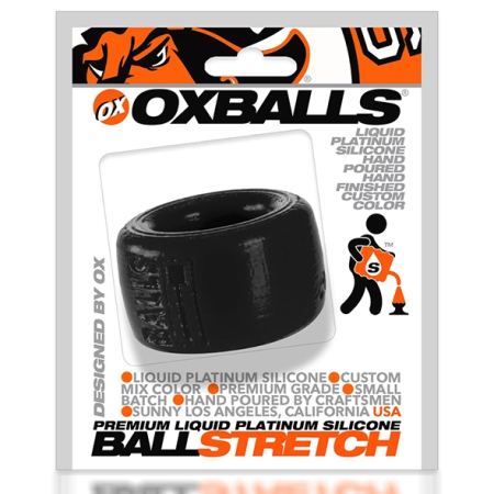 Oxballs BALLS-T Anatomical Silicone Ring Black 3 cm