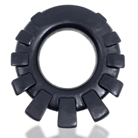 Oxballs Cock-Lug Silicone Comfort Ring Black 33 mm Handcrafted USA