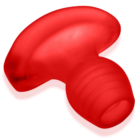 Oxballs Glowhole-2 Hollow Plug Large Red Morph with LED Insert 15.2cm