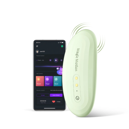 Magic Motion Nyx Green - App-Controlled Discreet Intimate Device