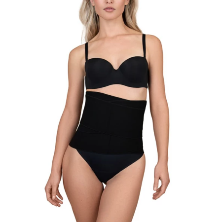 Bye Bra Perfect Shape Adjustable Waist Wrap 4m One Size Black