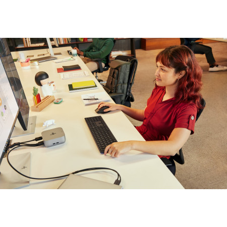 HP 3PL klaviatūra Namams / biurui USB QWERTY Juoda