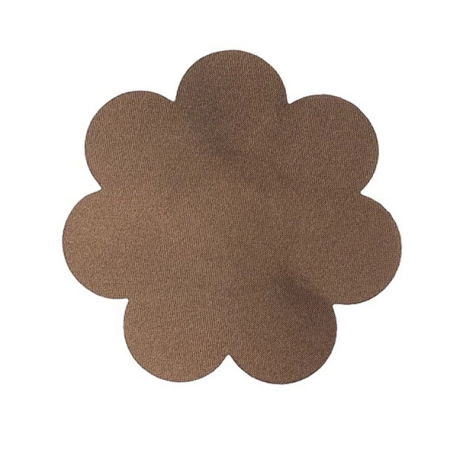 Bye Bra Body Tape 6.5cm x 5m & Satin Covers Brown - Wide, Waterproof, One Size