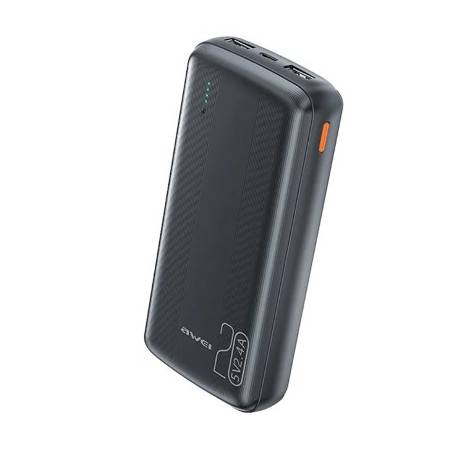 Awei P19K Išorinė baterija Power Bank 20000mAh juoda