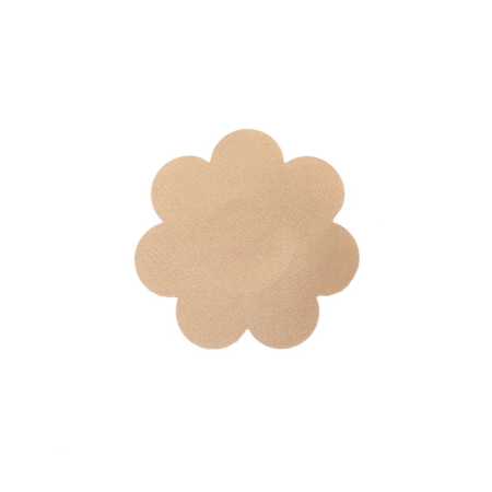 Bye Bra Breast Lift Pads & Satin Nipple Covers Nude A-C Cotton Set