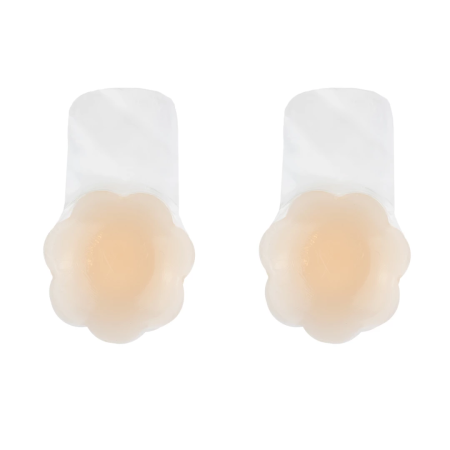 Bye Bra Silicone Pull-Ups XL Nude - Reusable Adhesive Support System