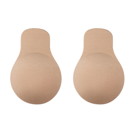 Bye Bra Fabric Pull-Ups Nude M - Invisible Silicone Support Cups