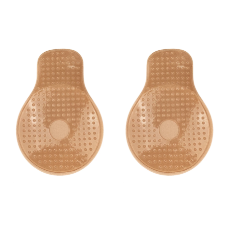 Bye Bra Fabric Pull-Ups Nude M - Invisible Silicone Support Cups