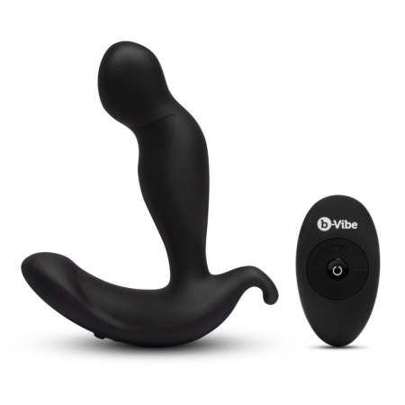 b-Vibe 360 Plug Intimate System with Remote, Rotating & Vibrating Black
