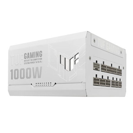 ASUS TUF Gaming 1000W Gold White Edition maitinimo blokas 20+4 pin ATX