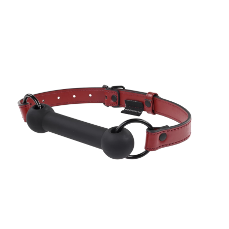 Sportsheets Saffron Silicone Bit Gag Adjustable Vegan Leather Strap
