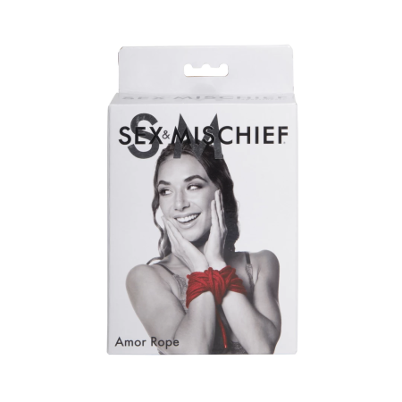 Sportsheets Sex & Mischief Amor Rope 2x4.5m Soft Cotton Black Set