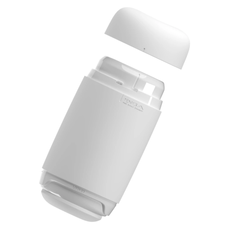 Tenga Puffy Sugar White - Ultra-Soft Intimate Machine, Compact Size
