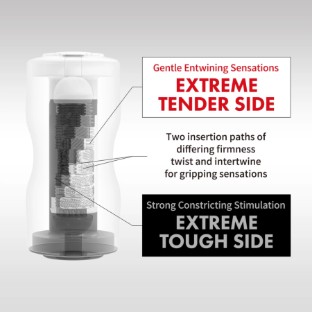 Tenga Dual Sensation Cup Extremes Intimate Device Disposable 155mm