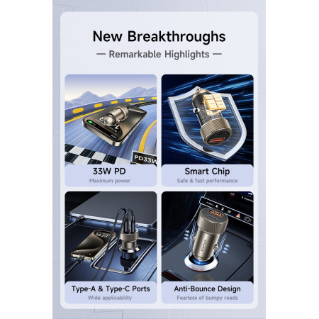 Awei C-857 Automobilinis įkroviklis