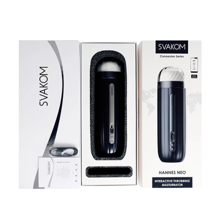 Svakom Hannes Neo Connexion Series Smart Interactive Intimate Device Black