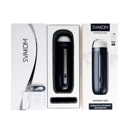 Svakom Hannes Neo Connexion Series Smart Interactive Intimate Device Black