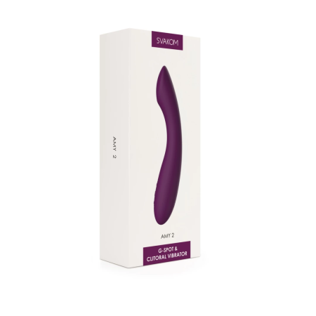 Svakom Amy 2 Violet Precision Intimate Massager - Ergonomic, Waterproof