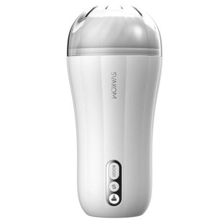 SVAKOM Robin White Automatic Stimulation Unit with LED Display