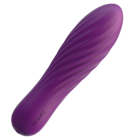 Svakom Tulip Violet Mini Vibrating Massager - 10 Modes, Waterproof