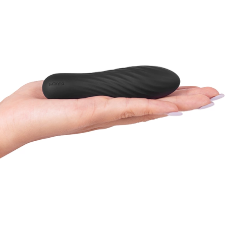 Svakom Tulip Black - Compact Silicone Vibrating Device 10 Modes