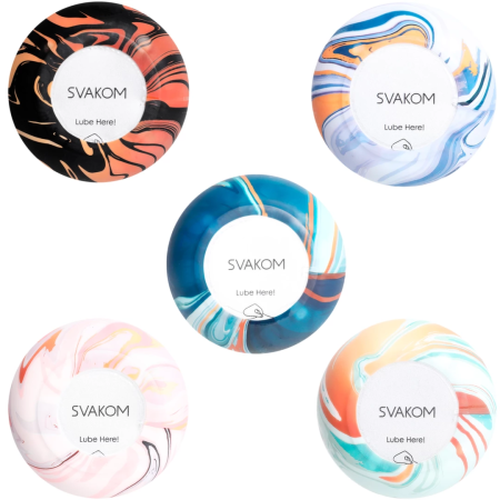 Svakom Hedy X Intimate Sleeve Set 5-Pack Assorted Textures TPE 99mm