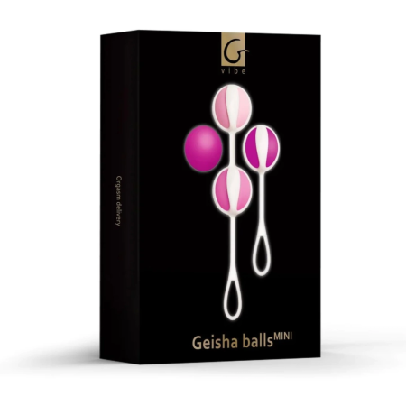 Gvibe Geisha Balls Mini - Compact Weighted Exercise System, Pink